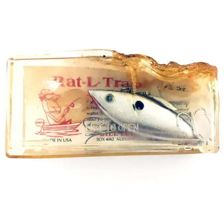 Bill Lewis Rat-L-Trap, 1/3oz Silver fishing lure #4622