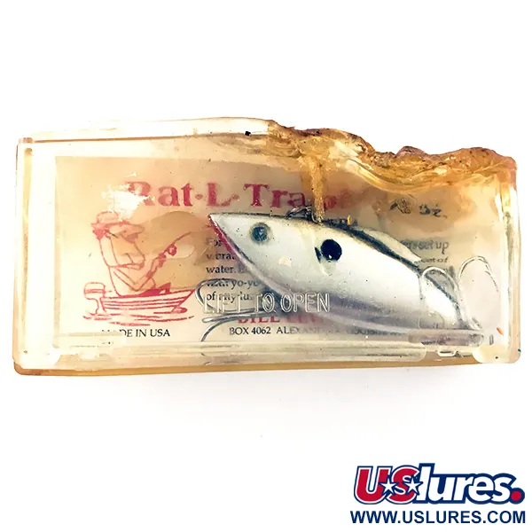   Bill Lewis Rat-L-Trap, 1/3oz Silver fishing lure #4622
