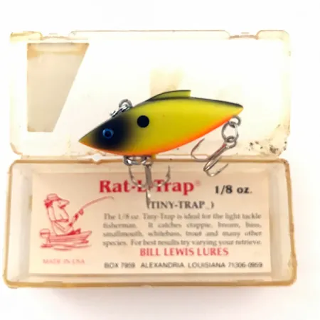 Bill Lewis Rat-L-Trap UV, 3/16oz Fluorescent Yellow fishing lure #4624