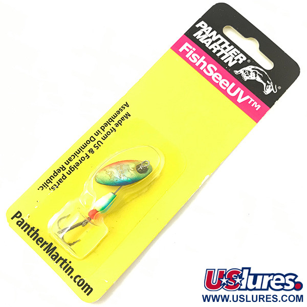 Panther Martin 2​ UV, 3/32oz Rainbow Trout spinning lure #4638