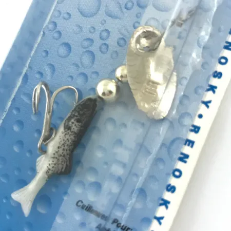 Renosky Lures Renosky Sonic Swing Minnow 0, 1/16oz Silver spinning lure #4639