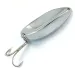 Vintage   Main liner , 2/5oz Nickel / Blue Green Stripe fishing spoon #4644