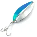 Vintage   Main liner , 2/5oz Nickel / Blue Green Stripe fishing spoon #4644