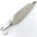 Vintage  Luhr Jensen Diamond King 4, 1/2oz Hammered Silver fishing spoon #4657