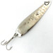 Vintage  Luhr Jensen Diamond King 4, 1/2oz Hammered Silver fishing spoon #4657