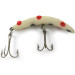 Vintage  Yakima Bait Worden Flatfish, 1/3oz White / Red / Black fishing lure #4658