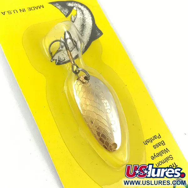 Thomas Colorado, 3/16oz Gold / Nickel fishing spoon #4665