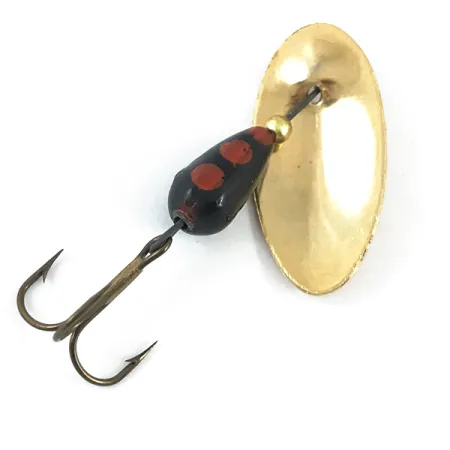 Vintage Panther Martin 4, 1/8oz Gold / Red spinning lure #4666