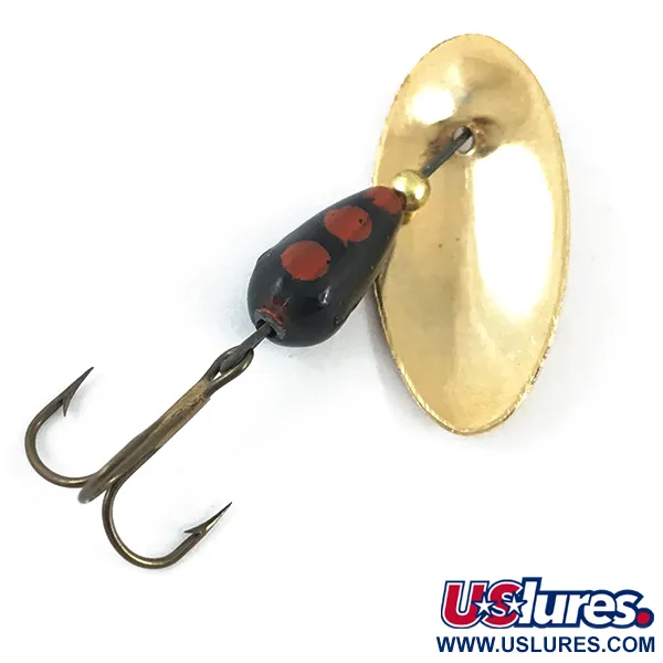 Vintage   Panther Martin 4, 1/8oz Gold / Red spinning lure #4666