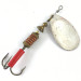 Vintage   Mepps Aglia 3, 1/4oz Red / White / Silver spinning lure #4669