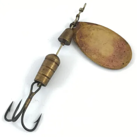 Vintage Vintage Mepps Aglia 3 (1950s), 1/4oz Gold spinning lure #4672