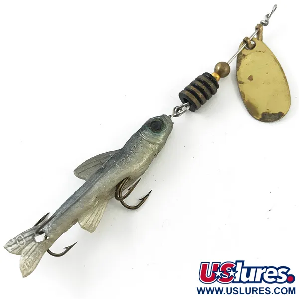 Vintage   Mepps Comet Mino 1, 3/16oz Brass spinning lure #4678