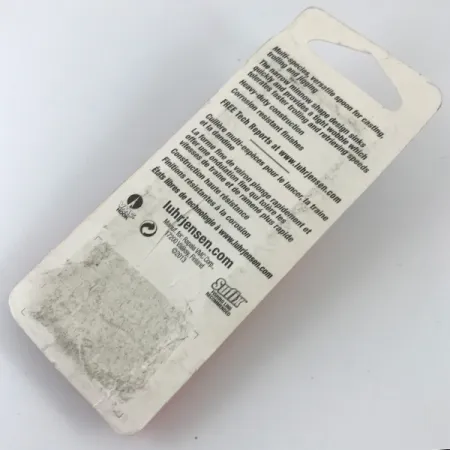 Luhr Jensen Krocodile Die #3, 1/3oz Hammered Nickel / Red #4681