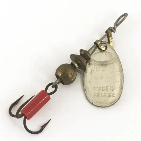 Vintage Mepps Aglia 0, 1/16oz Silver spinning lure #4682