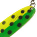 Vintage   Andy Reekers UV, 1/4oz Yellow / Green / Nickel fishing spoon #4691
