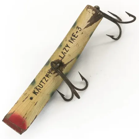 Vintage Kautzky Lazy Ike, 1/4oz Perch fishing lure #4693