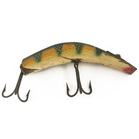 Vintage Kautzky Lazy Ike, 1/4oz Perch fishing lure #4693