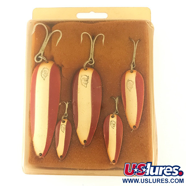   Eppinger Dardevle Kit, 1oz Red / White / Nickel fishing spoon #4694