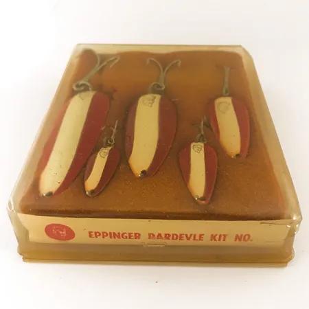 Eppinger Dardevle Kit, 1oz Red / White / Nickel fishing spoon #4694