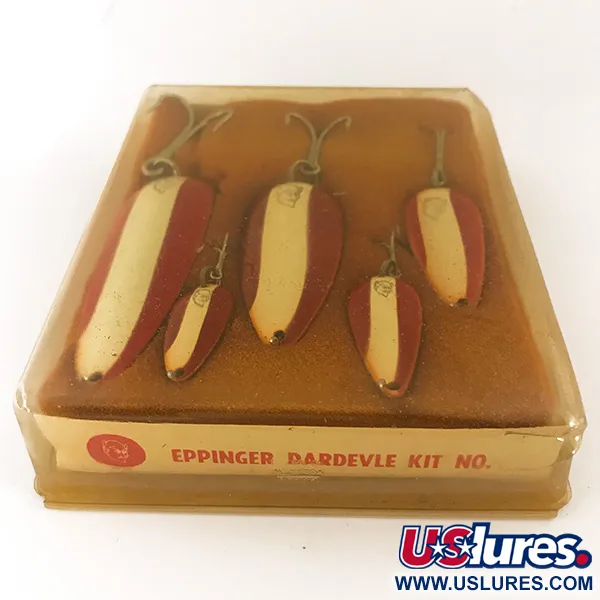   Eppinger Dardevle Kit, 1oz Red / White / Nickel fishing spoon #4694