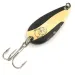 Vintage  Eppinger Dardevle Midget, 3/16oz Black / White / Nickel fishing spoon #4697