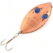 Vintage   Horrocks-Ibbotson Wobbler, 3/4oz Copper / Blue Eyes fishing spoon #4707