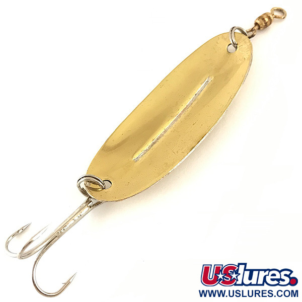 Vintage   Williams Wabler W50, 1/2oz Gold fishing spoon #4708