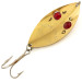 Vintage  Hofschneider Red Eye Wiggler , 1oz Gold fishing spoon #4719