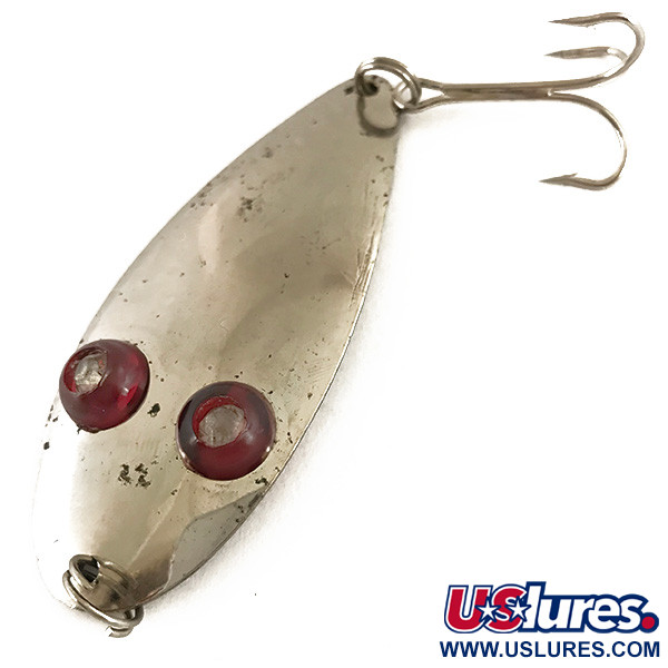 Vintage Herters Glass Eye Fishing Spoon 2” crankbait lure NICE japan