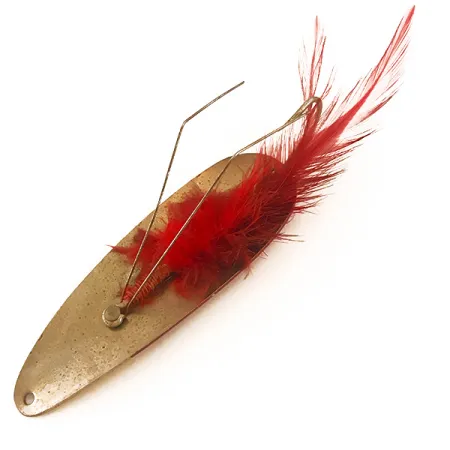 Vintage Eppinger Weedless Dardevle, 1oz Red / White fishing spoon #4744