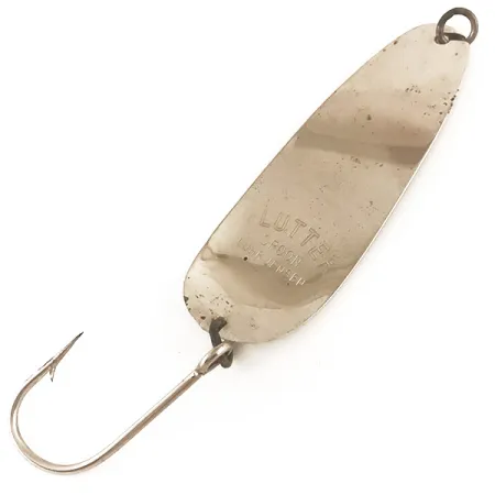 Vintage Luhr Jensen Flutter Spoon UV, 1/4oz fishing spoon #4746