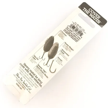 Blue Fox Pixee UV , 1/2oz Hammered Nickel / Pink UV Glow in UV light, Fluorescent​ fishing spoon #4747