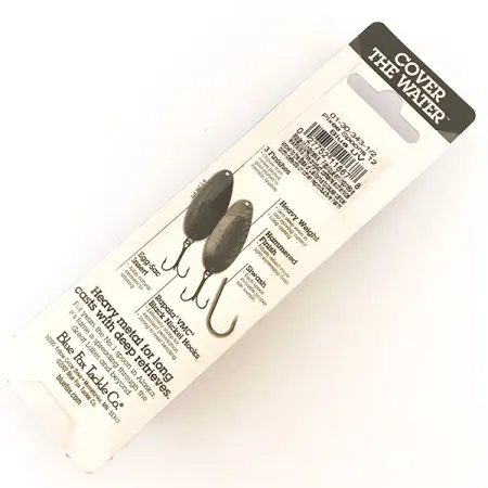 Blue Fox Pixee , 1/2oz Hammered Nickel / Blue fishing spoon #4748