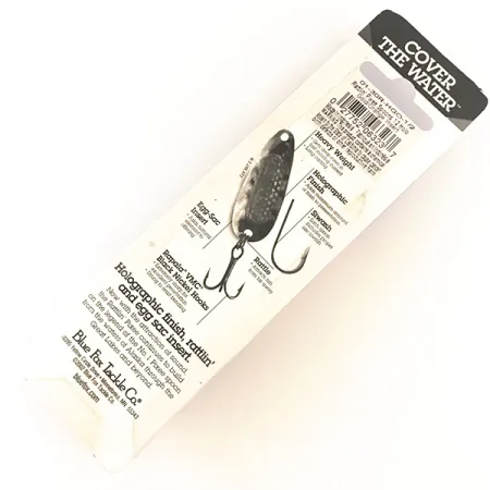 Blue Fox Rattlin Pixee UV, 1/2oz Golden / Red fishing spoon #4749