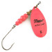   Mepps Aglia 5 Hot Pink UV, 1/2oz Pink / Brass spinning lure #4752