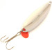 Vintage   Johnson Sprite, 3/5oz Nickel / Red fishing spoon #4765