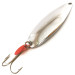 Vintage   Johnson Sprite, 3/5oz Nickel / Red fishing spoon #4765