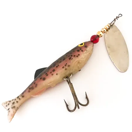 Vintage Renosky Lures Renosky Minnow, 2/3oz Trout / Red spinning lure #4766