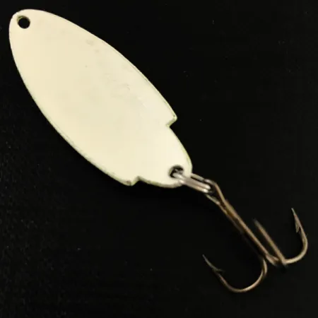 Vintage Thomas Buoyant UV, 3/16oz Fluorescent Green / White Pearl UV fishing spoon #4768