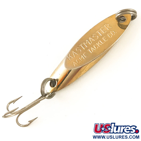 Vintage  Acme Kastmaster , 1/8oz Gold fishing spoon #4775