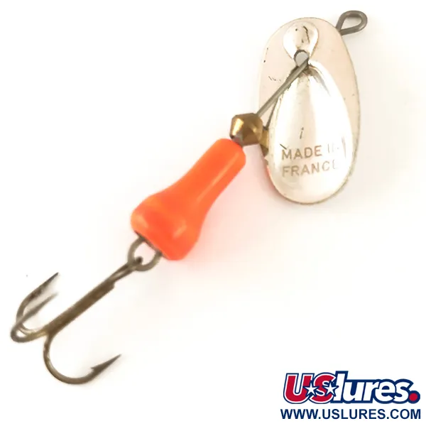 Vintage   Mepps Elix 1, 1/8oz Silver spinning lure #4778