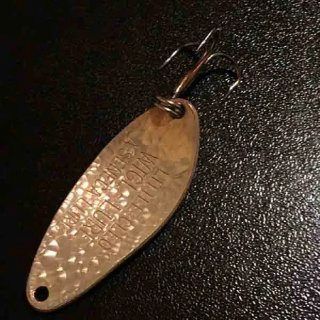 Vintage Seneca Little Cleo Crystal, 1/4oz Crystal (Golden Scale)  fishing spoon #11405