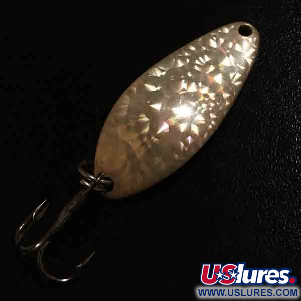 Vintage  Seneca Little Cleo Crystal, 1/4oz Crystal (Golden Scale) fishing spoon #4790