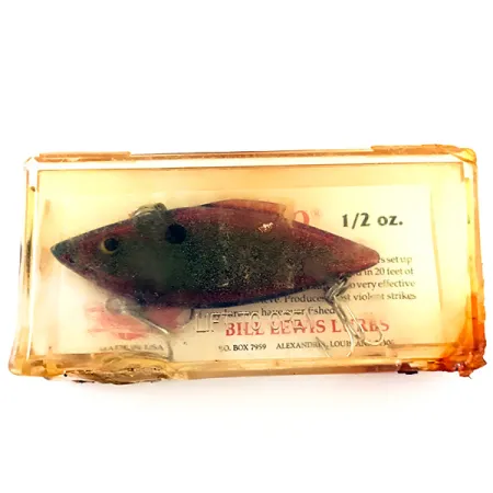 Bill Lewis Rat-L-Trap, 1/2oz Red with Green Glitter fishing lure #4793