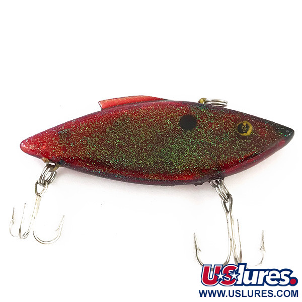   Bill Lewis Rat-L-Trap, 1/2oz Red with Green Glitter fishing lure #4793