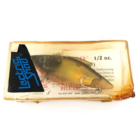 Bill Lewis Rat-L-Trap, 1/2oz Mirror Yellow Green fishing lure #4794