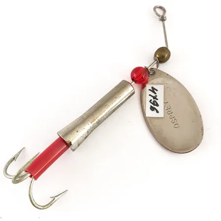 Eppinger Dardevle Osprey Notangle Spinner , 1/3oz Red / White / Nickel spinning lure #4796
