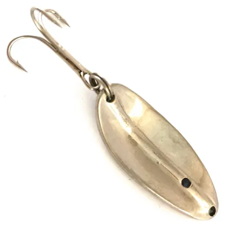 Vintage TODDCO Main liner, 2/5oz Nickel / Blue fishing spoon #4801