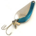 Vintage  Acme K.O. Wobbler, 1/2oz Nickel / Blue fishing spoon #4807