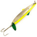 Vintage  Bay de Noc Bay De Noc Laker Taker UV, 3/4oz Silver / Fluorescent Yellow UV Glow in UV light, Fluorescent fishing spoon #4811